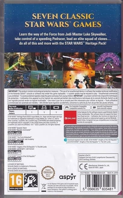 Star Wars Heritage Pack - Nintendo Switch (A Grade) (Genbrug)